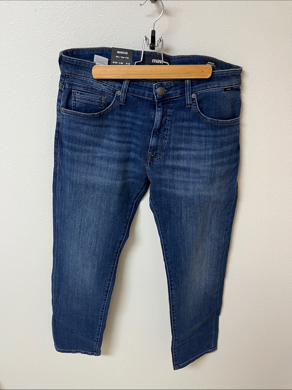 Mavi  Dark Blue Slim straight leg Men's Jeans size w34 x L28 NWT